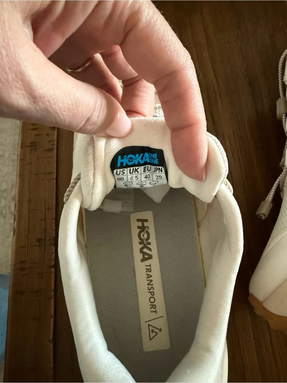 Hoka Women's Transport. Worn once. No box. Smoke free home.